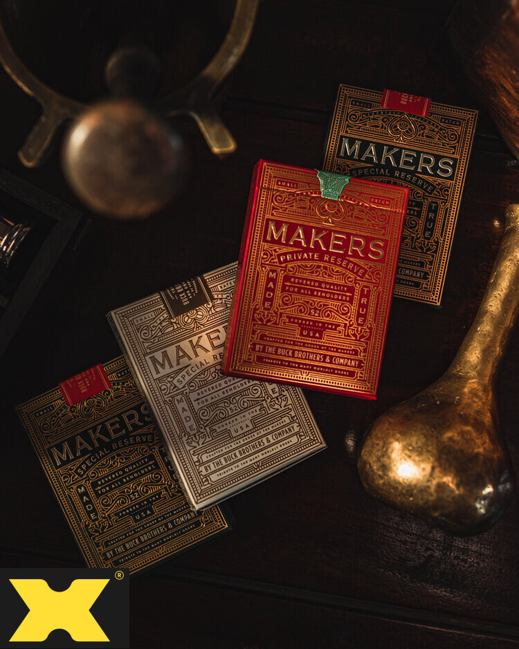Makers, Private Reserve - Red Playing Cards by Dan & Dave