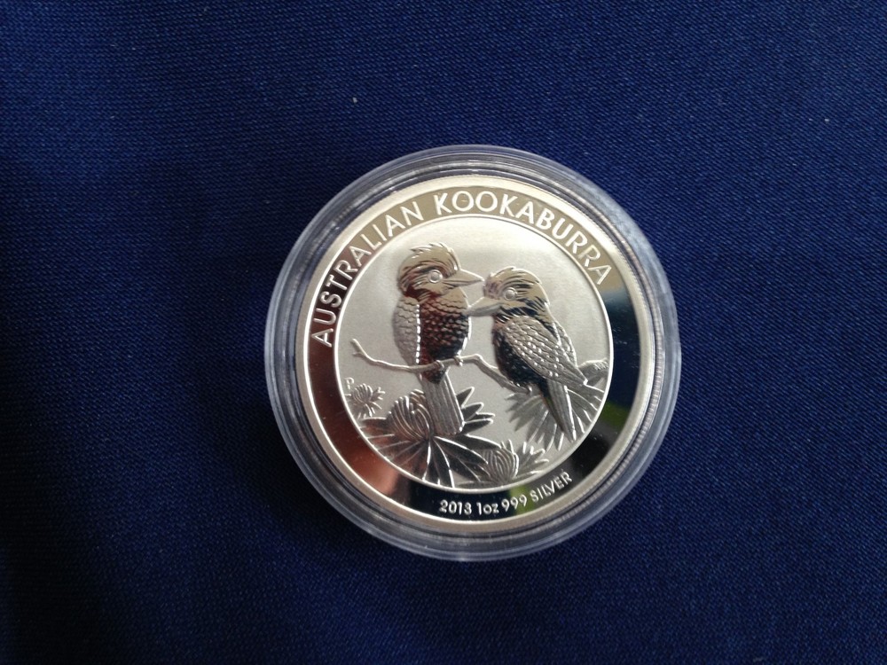 2013 Australia $1 Silver Koookaburra Gem BU One Ounce  E5977