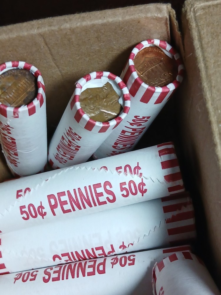 UNSEARCHED Lincoln CENT PENNY ROLLS