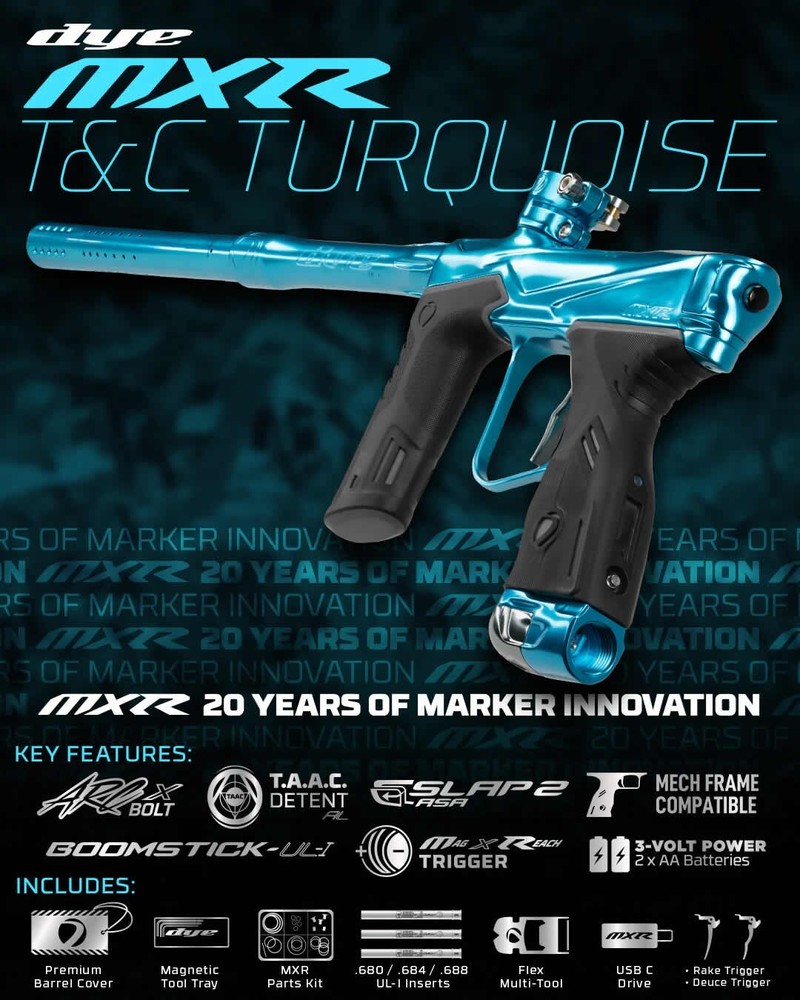 Dye MXR - T&C Polished Turquoise / Grey