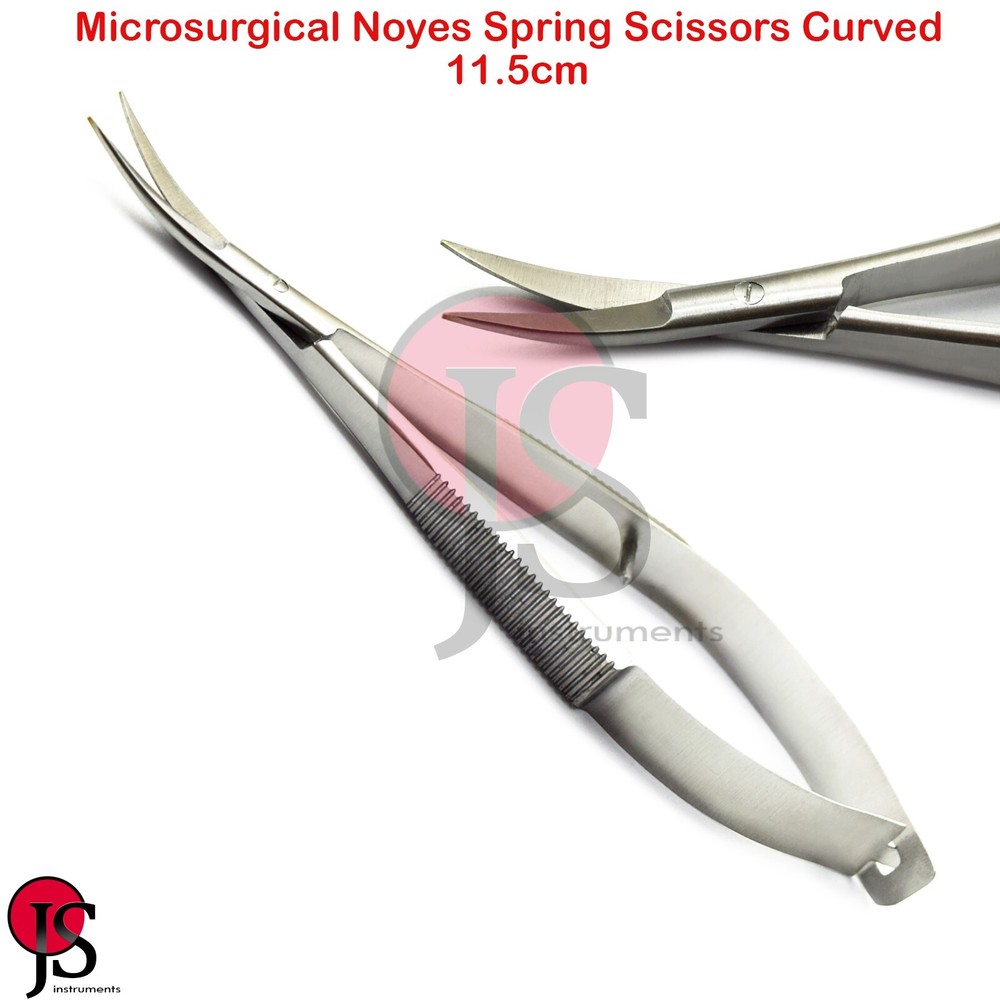 5PCS Basic Microsurgery Kit Needle Holder Suture Micro Scissors Tweezers Scalpel