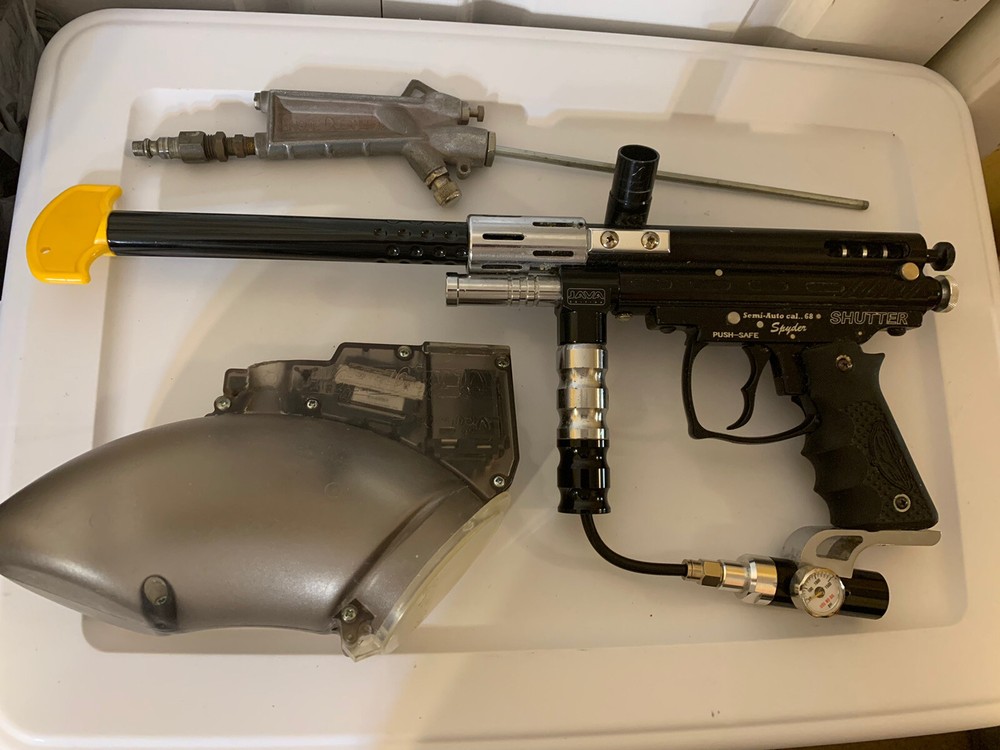 Dye Spyder Paintball Marker Java Edition Semi Automatic .68 Cal Shutter