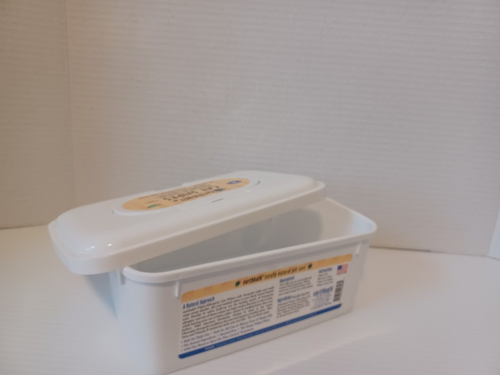 Earthbath Wipe Box White Plastic
