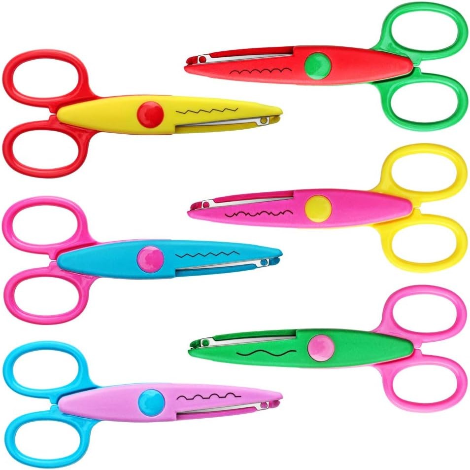 Craft Scissors Set 6 Pattern Decorative Edge Scrapbooking