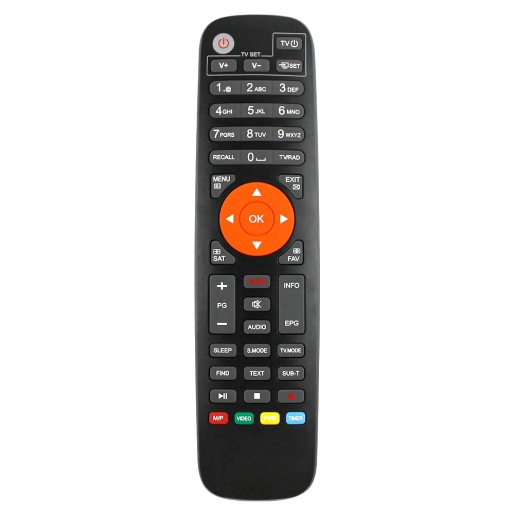 GTmedia V7 S5X Set Top Box, TV Remote with Learning Function