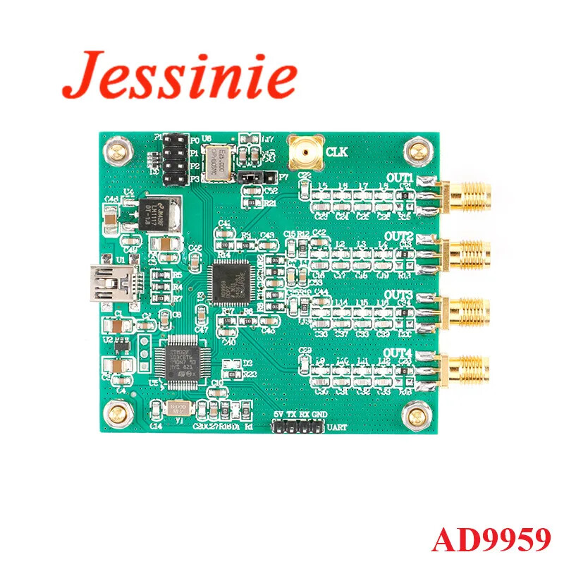 AD9959 RF Signal Generator 4-Channel DDS Module AM Frequency Sweep