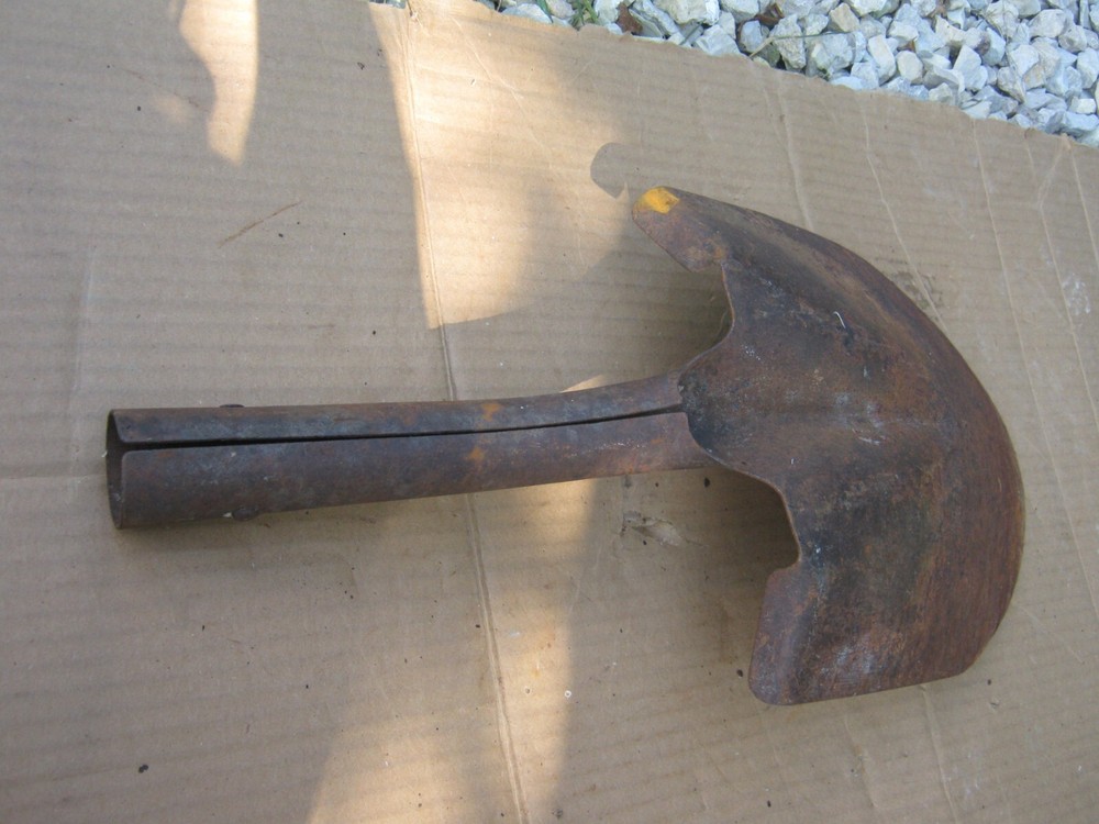 Metal Shovel no handle Rustic Original Vintage Primitive