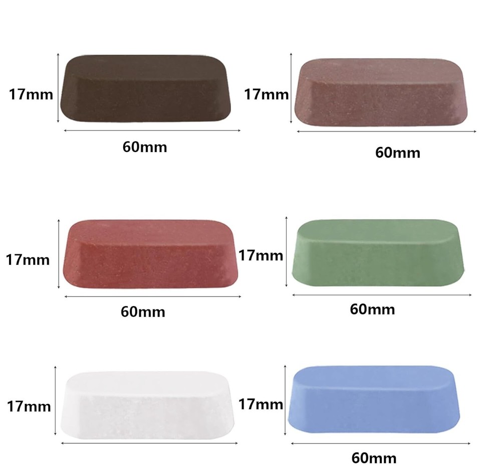 2/6 Pc Metal Buffing Polishing Compound for Buffing Wheel Buffing Wheel Compound