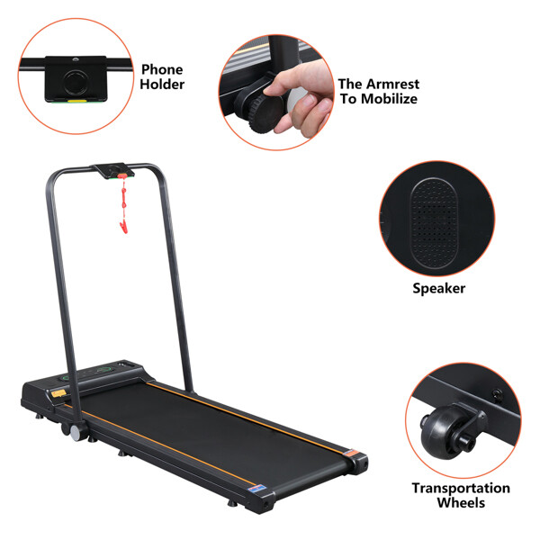 0.75HP Single Function Electric Treadmill Compact Electric Treadmill for Home