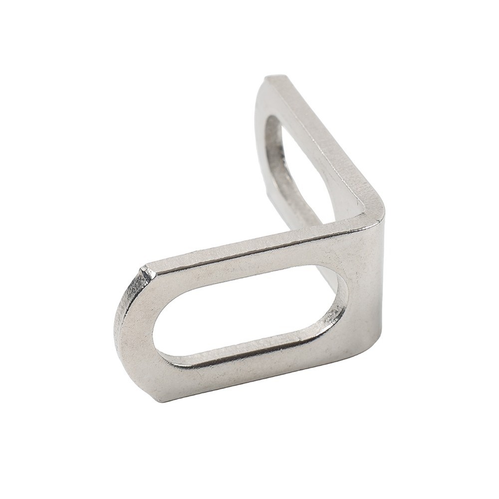 For Universal Motorcycle Exhaust Pipe Fixed Clamp Bracket L-Shaped Mounting