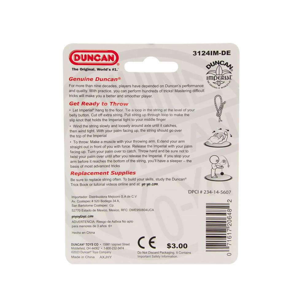 Duncan Imperial Yo-Yo, Green
