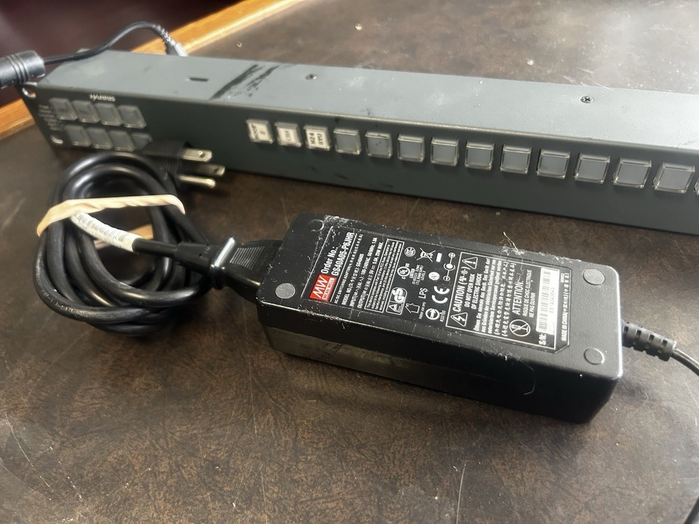 Harris RCP-16PB Router Control Panel w/ POWER Adapter