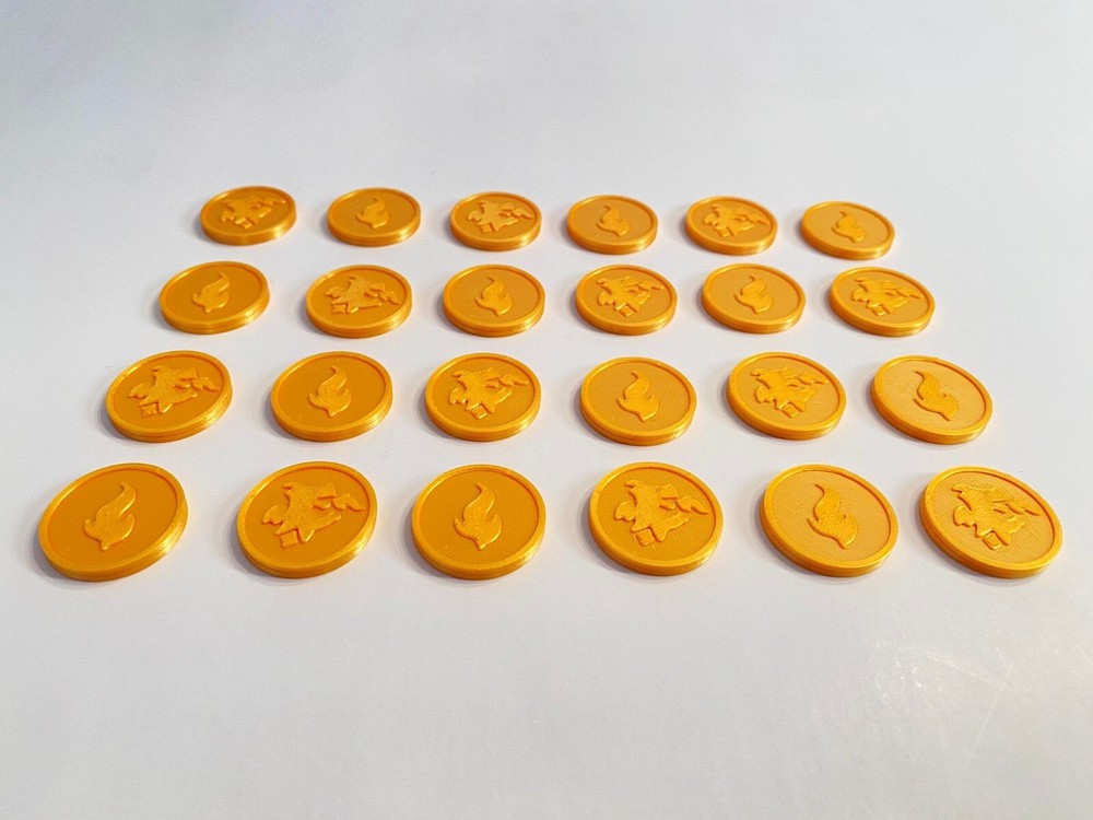 Flamecraft Upgrade Coins and Fountain container