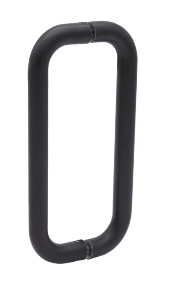 8" Oiled Rubbed Bronze Pull Handle Back to Back Frameless Shower Glass Door