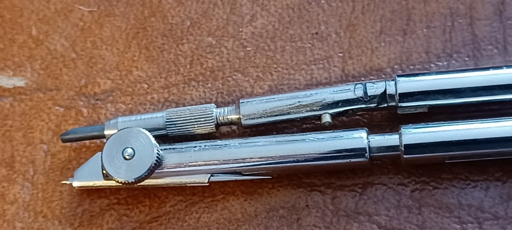 VINTAGE DIETZGEN 1201 COMPASS DRAFTING TOOL GERMANY U.S. Zone (D7)