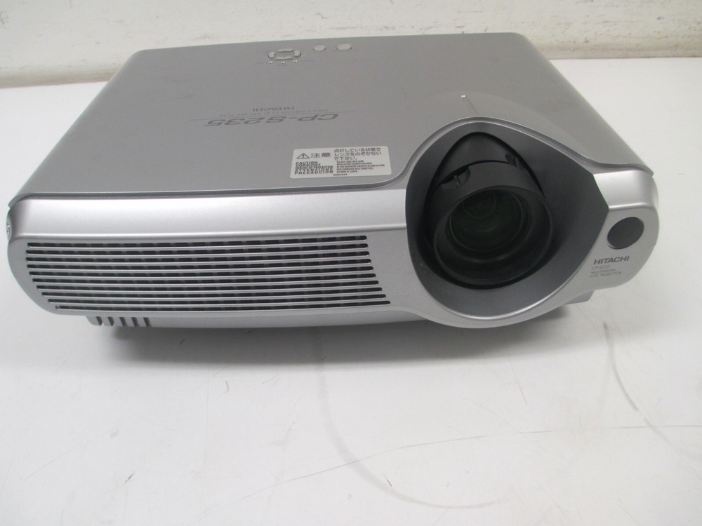 Used Hitachi Projector CP-S235 Multimedia LCD Projector 807 Lamp Hours