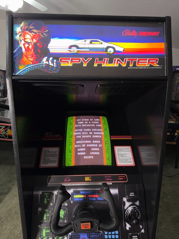 1983 Spy Hunter Arcade Machine
