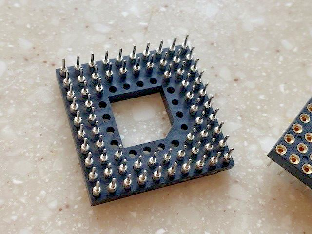 68 Pin Machine Pin Grid Array PGA IC Socket for Motorola MC68882 series PGA 2pc