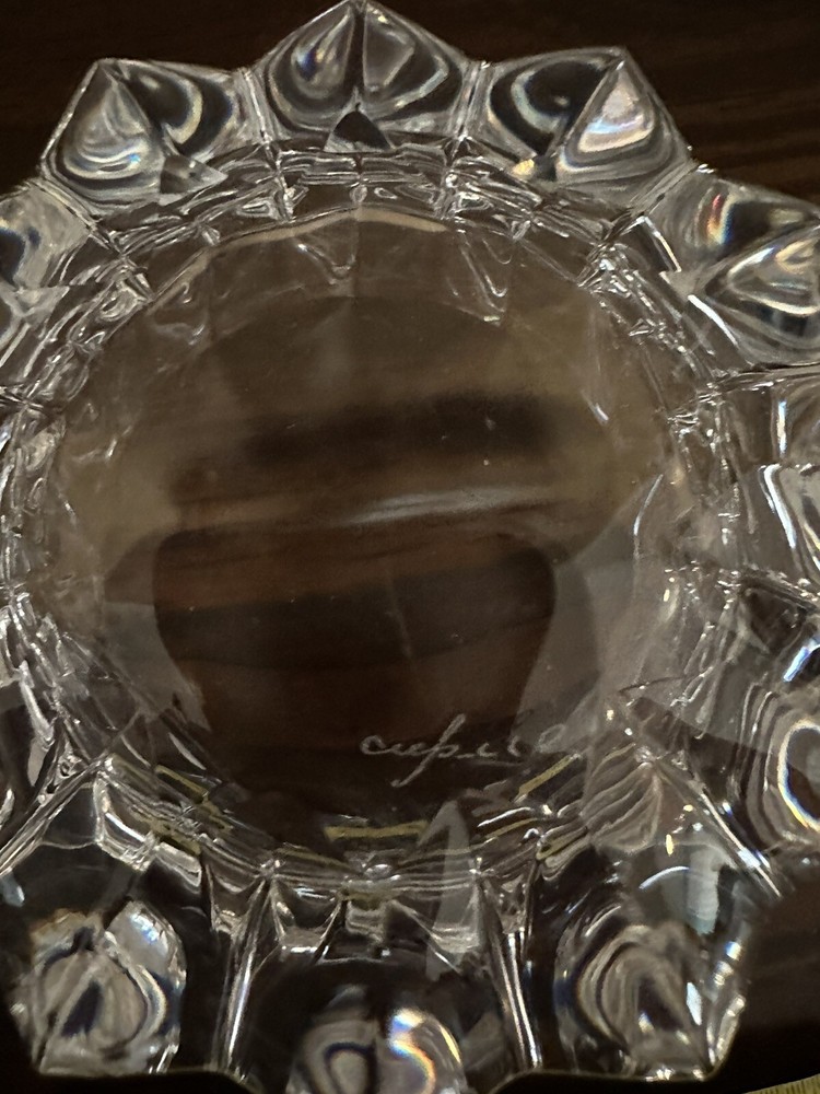 Orrefors Sweden Clear Crystal Bowl Signed GREAT CONDITION