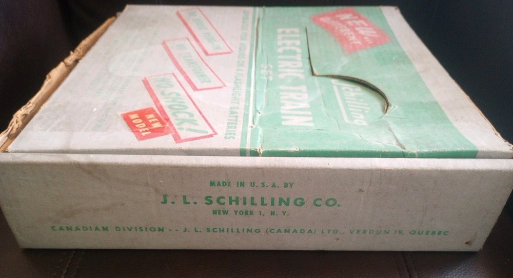 Schilling Electric Train Set Model #700 New Open Box As Is - Read Description