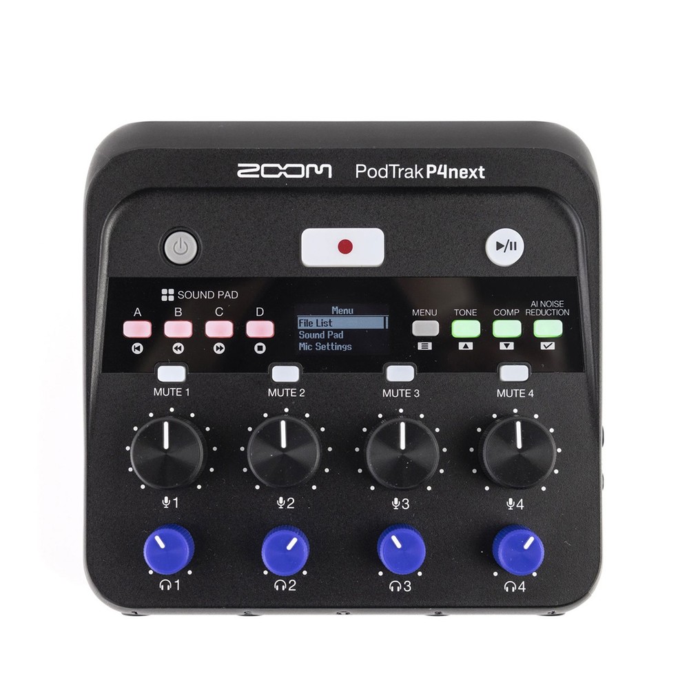 Zoom PodTrak P4next Podcast Recorder