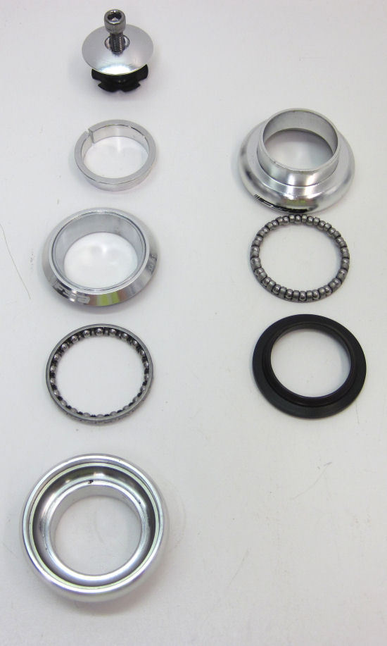 FSA Orbit Bicycle Headset, 1-1/8" Threadless, Silver
