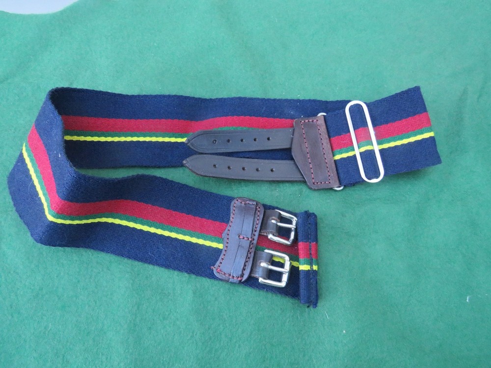 ROYAL MARINES STABLE BELT LEATHER TYPE SIZE 28 APPROX
