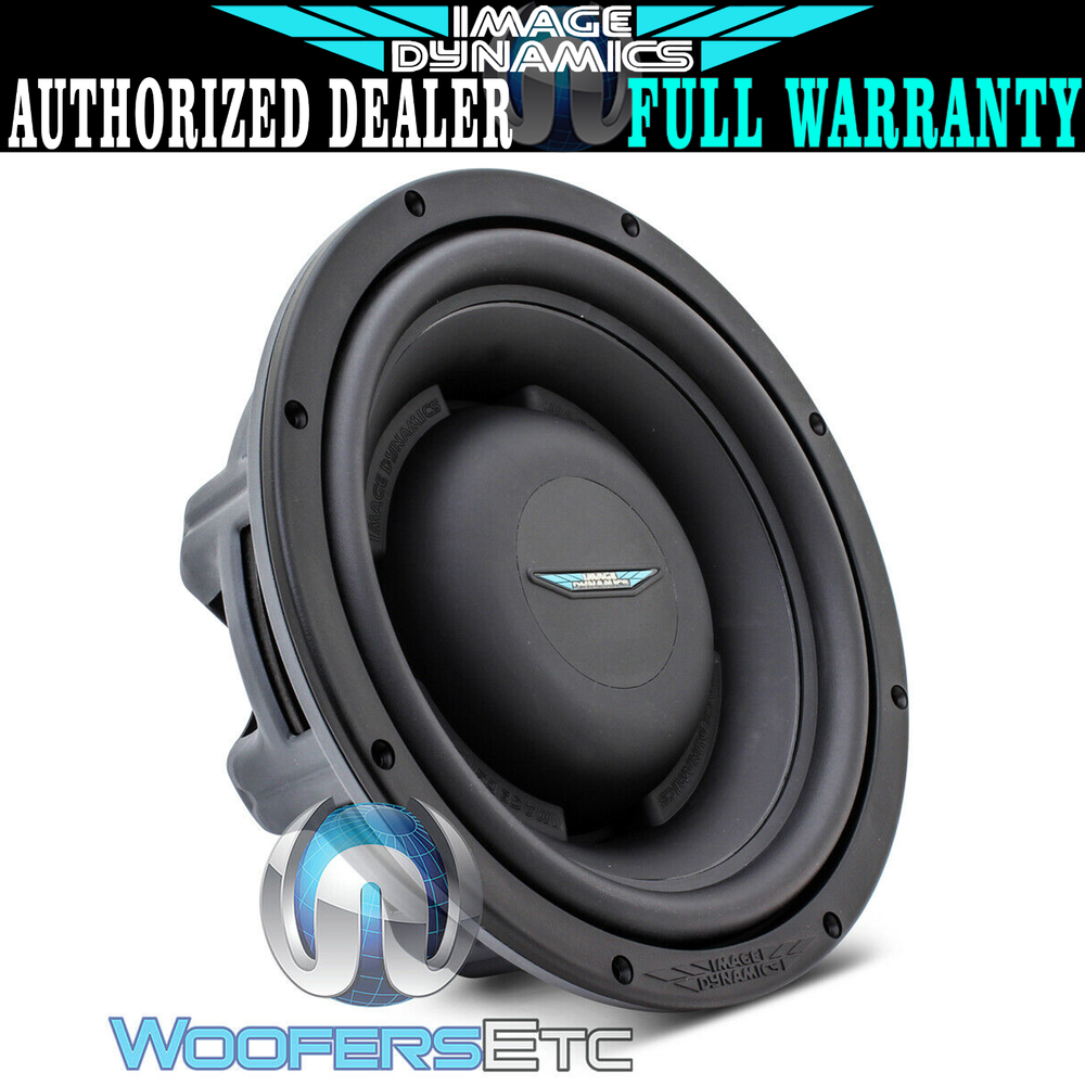 IMAGE DYNAMICS IDQS10 D4 10" 200W RMS DUAL 4-OHM SHALLOW MOUNT SUBWOOFER SPEAKER