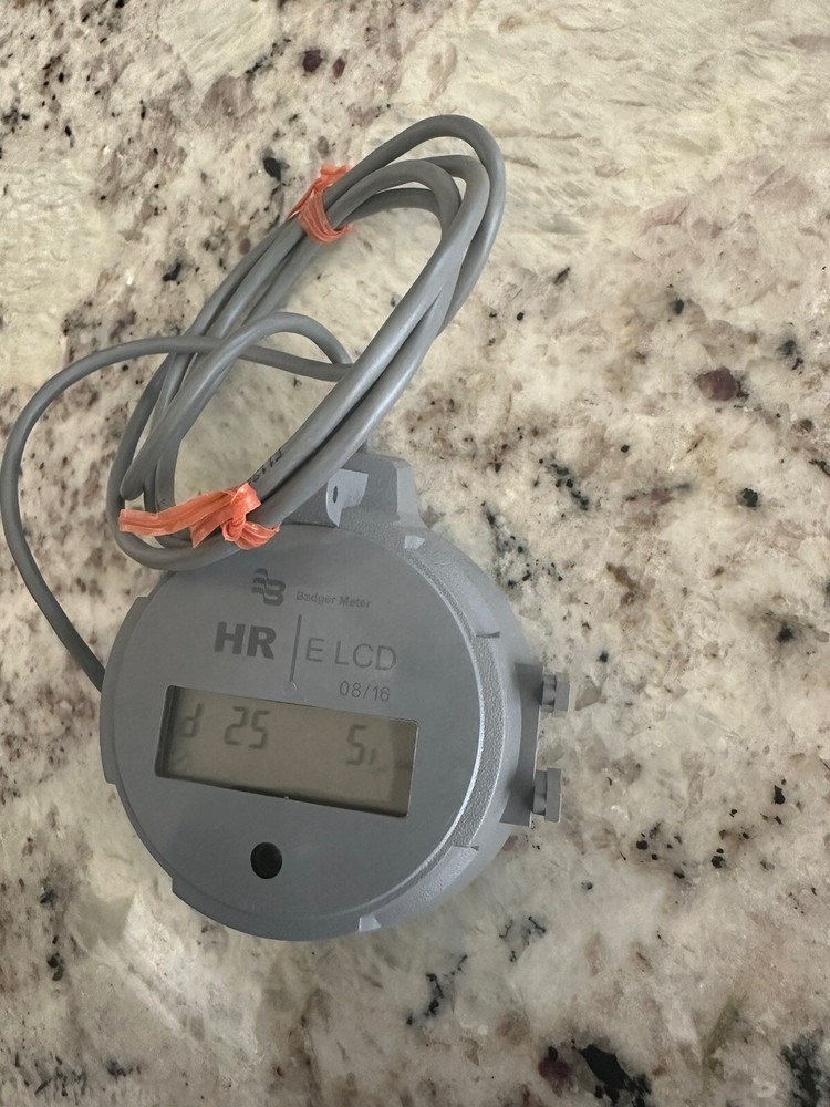 Badger Meter Water Meter HR/ E LCD Gray