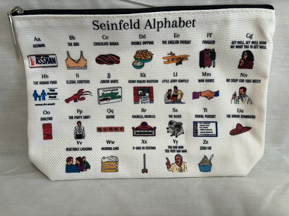 Seinfeld Alphabet Bag