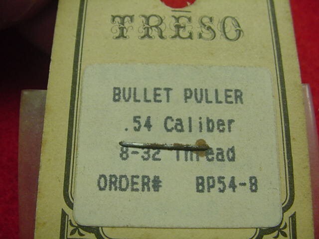 Tresso-.54 Caliber Bullet Puller - 8-32 Thread- New !