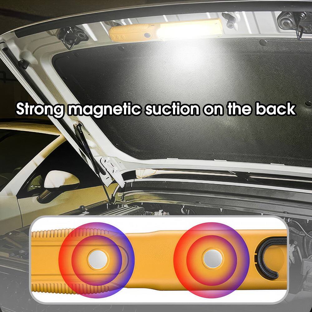 Rechargeable Work Light Magnetic Work Light 3 Modes for Car Repairing/Emergency
