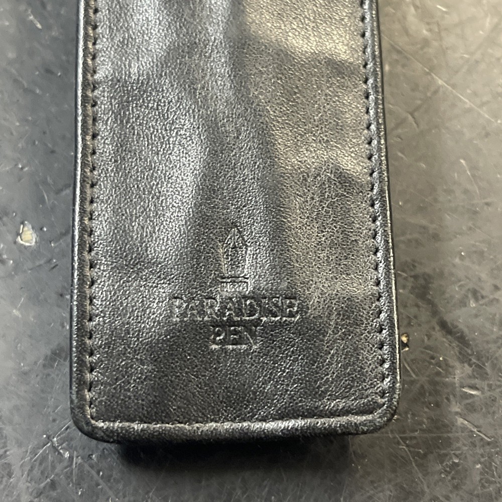 paradise pen leather 2 pen holder