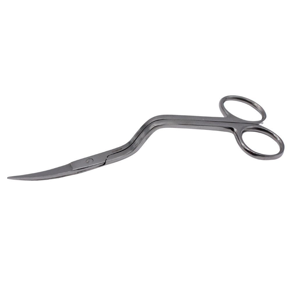 6" Offset Angle Double Sharp Point Embroidery Scissors