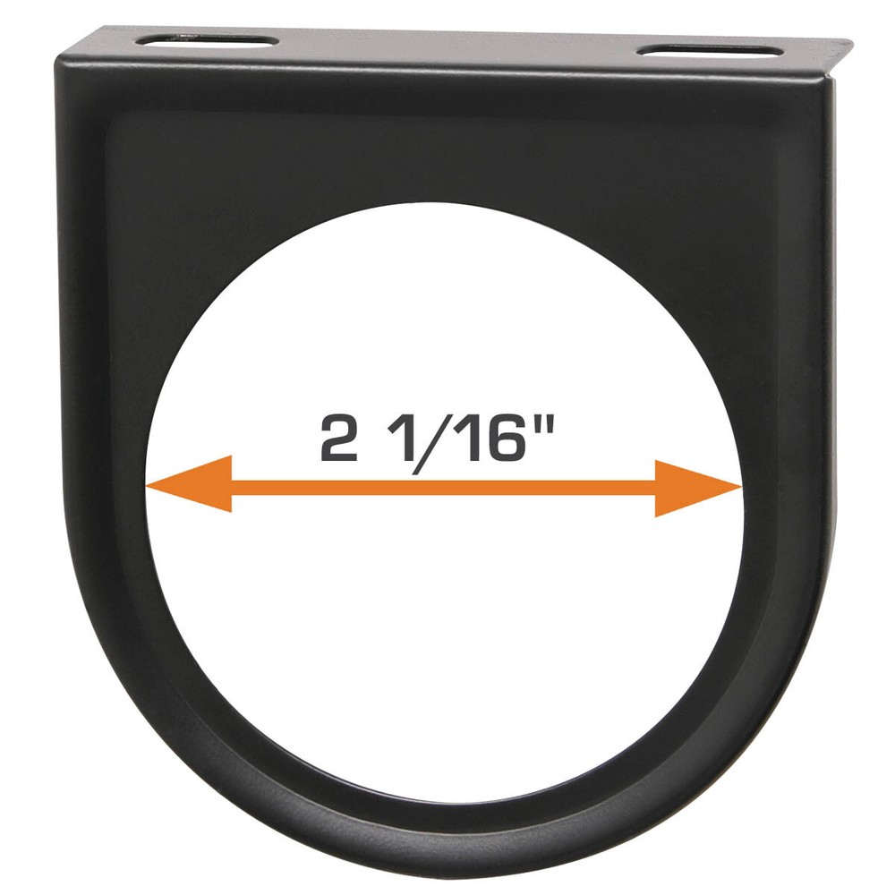 GlowShift Universal 52mm Single Gauge Under Dash Mounting Bracket Pod