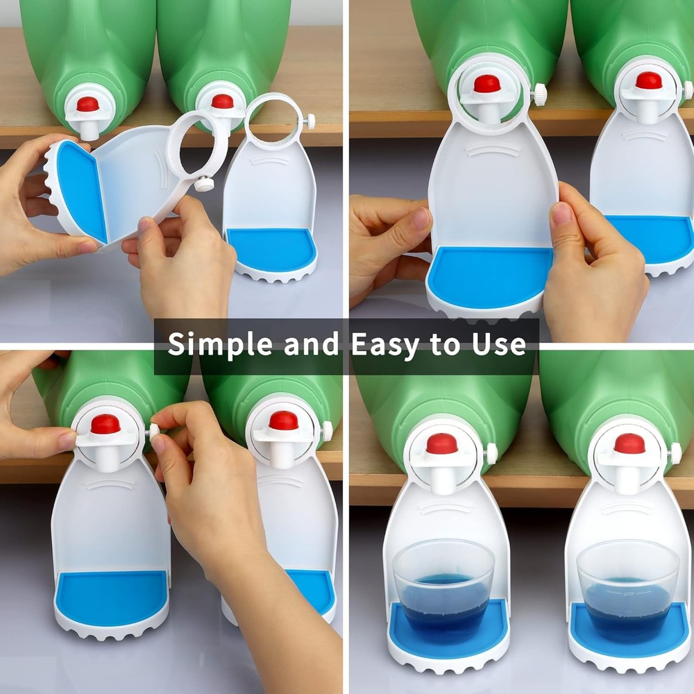 2 Pack Laundry Detergent Cup Holder Tray