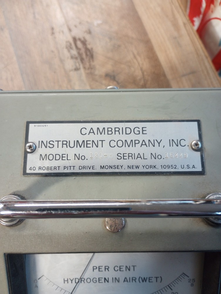 Cambridge Hydrogen Analyzer 120-H / Cambridge Instruments