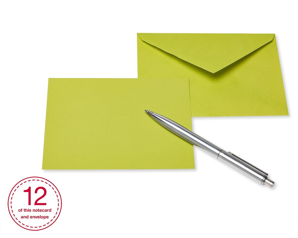 Single Panel Blank Cards with Envelopes, Earthtone Colors (100-Count)