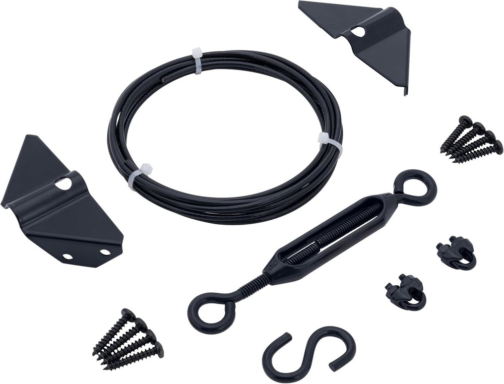 CHIJANE Durable Anti Sag Gate Kit Hardware Support Cable Set for Black