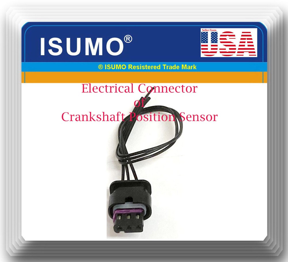 Engine Crankshaft Position Sensor Electrical Connector Fits Ford Lincoln 15-20