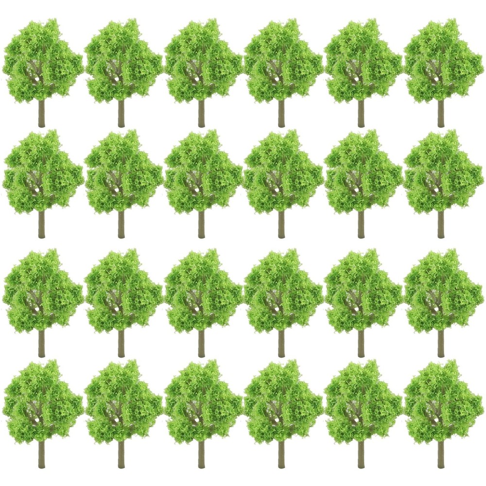 Model Tree Park Scenery Plastic Pure Handmade Scale Tree Train Railroad