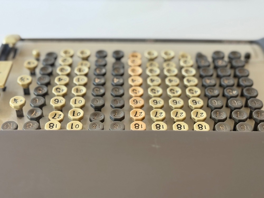 Burroughs Adding Machine Vintage Calculator – Antique Office Machine
