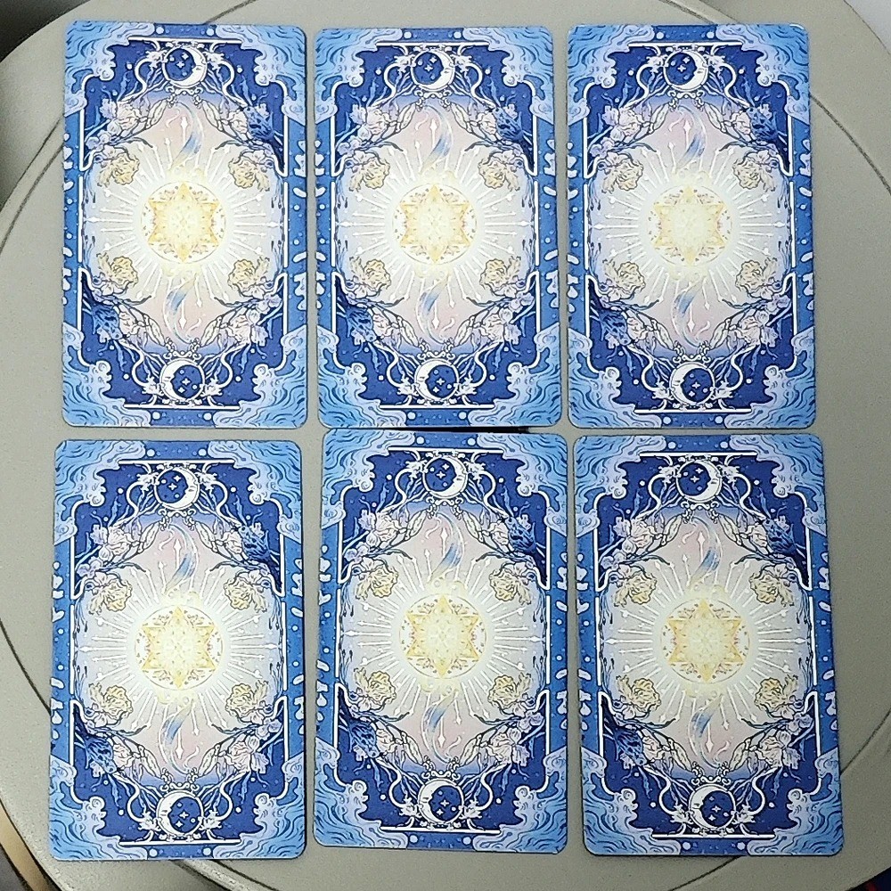 Silent Desolate Tarot Deck 78 Pcs Cartoon Tarot Cards Based on Rider System