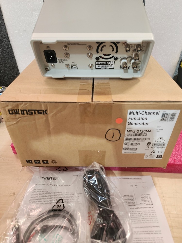 GW Instek MFG-2120MA Multi Channel Function Generator NEW!