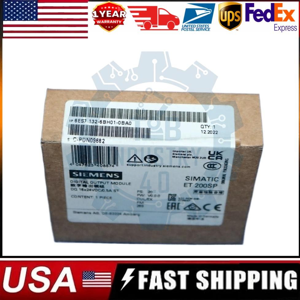 New Siemens 6ES7132-6BH01-0BA0 6ES71326BH010BA0 ET 200SP Digital output module