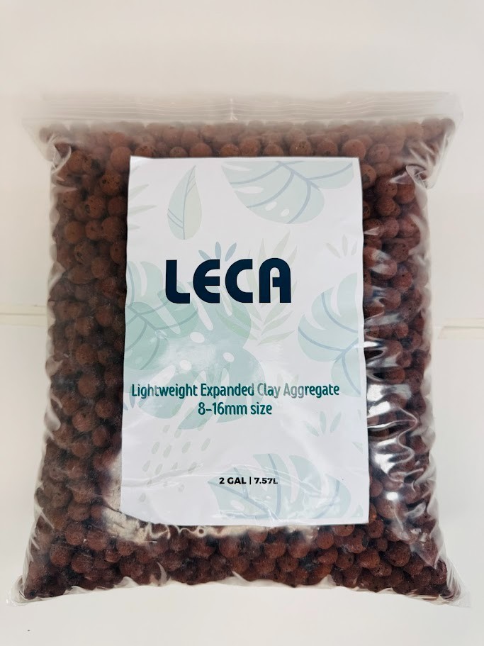 2 GAL LECA Semi-Hydro Substrate | Lightweight Expanded Clay Aggregate | 8mm-16mm