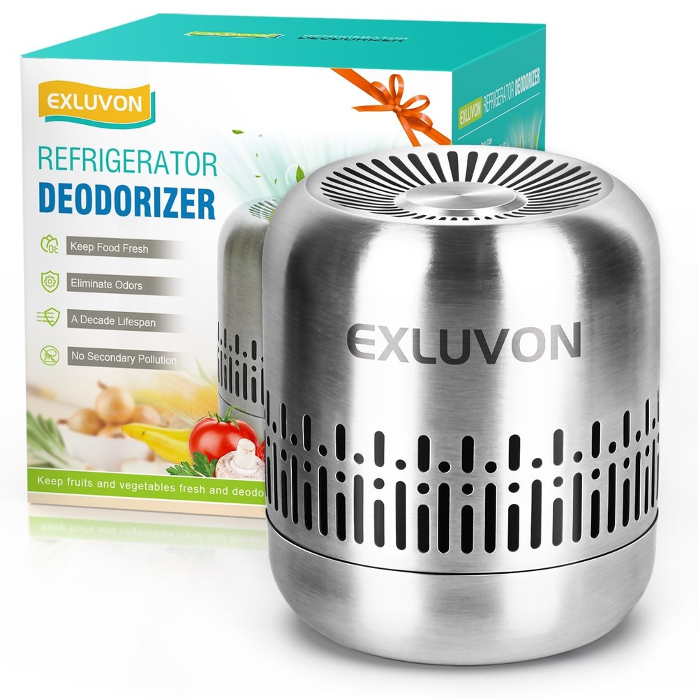 Exluvon Refrigerator Deodorizer,Lasts for 10 Years,Fridge Deodorizer Kitchen ...