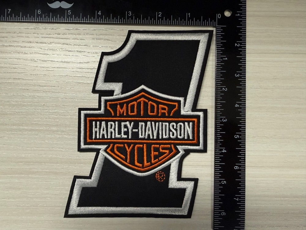 Harley-Davidson 2 Patch Set Iron-On or Stitch New