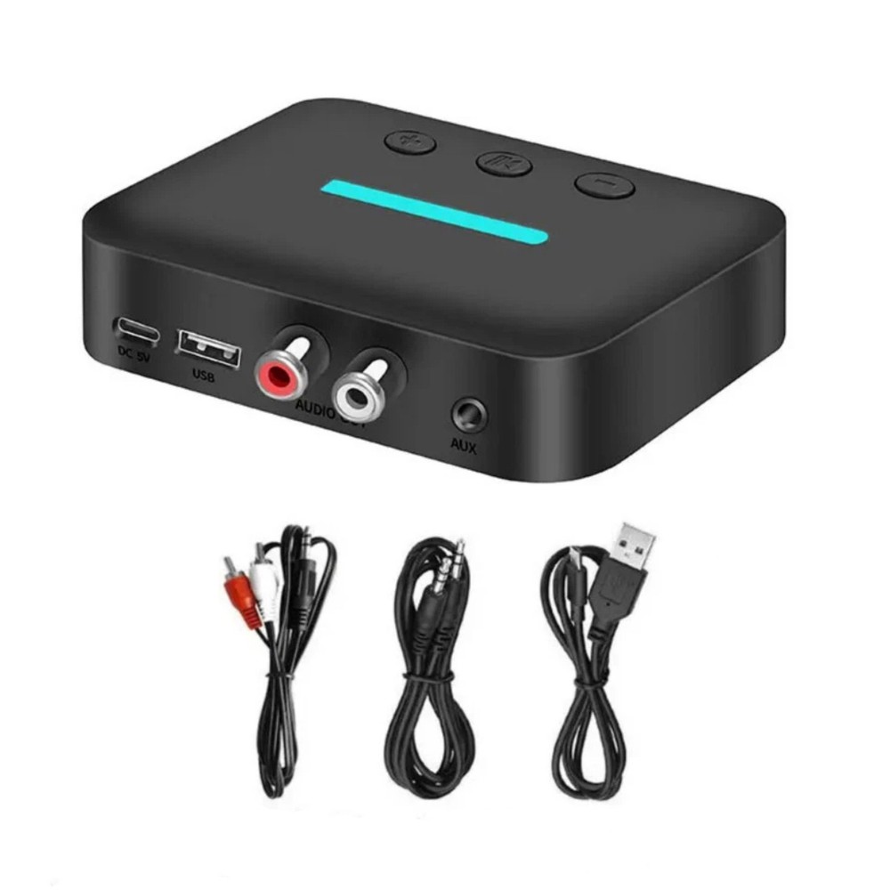 5.3 Bluetooth Audio Receiver RCA AUX Wireless Adapter with USB Drive Support