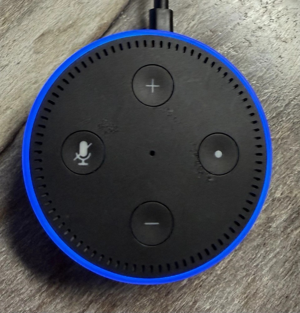 Amazon Echo Dot (2nd Generation) Alexa Smart Speaker - Black RS03QR - Tested